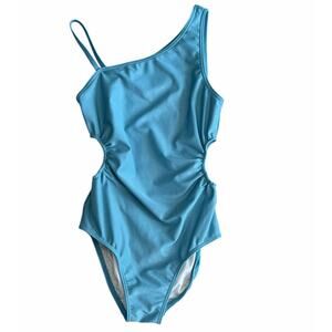 TUCKER + TATE Girls Blue Metallic One Piece Size 7 NWOT